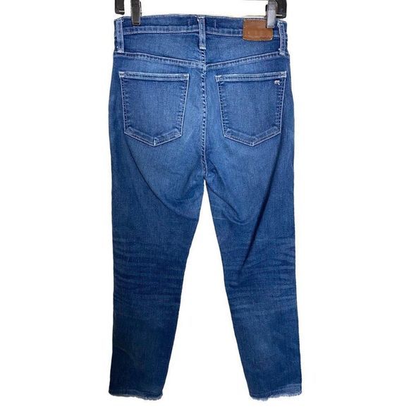 Madewell slim straight jeans raw hem edition size‎ 28 - Picture 2 of 8